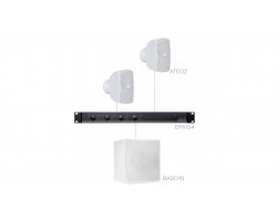 Акустическая система AUDAC ATEO2х2BAS настенные динамики + сабвуфер 245Вт